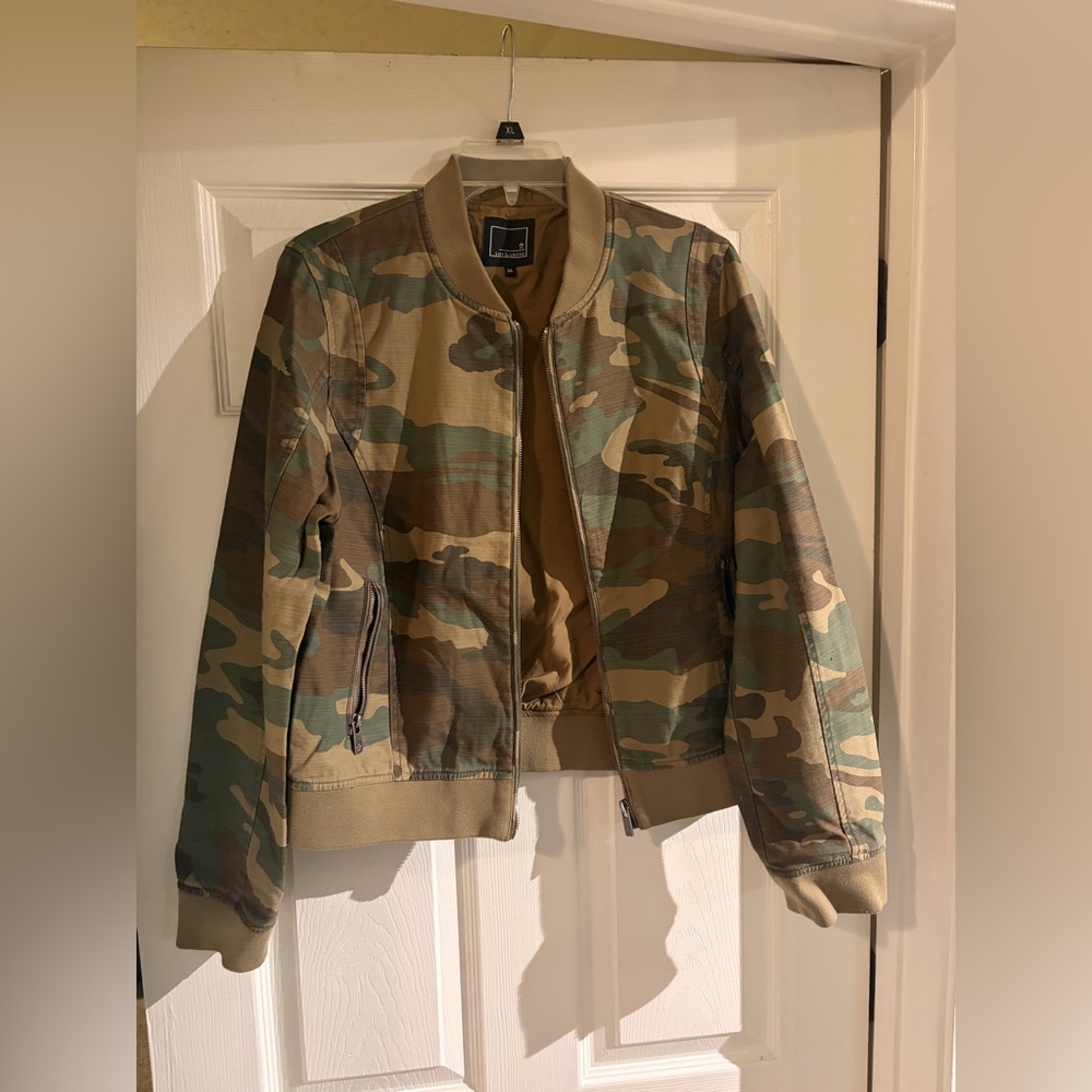 Camouflage Bomber Jacket
